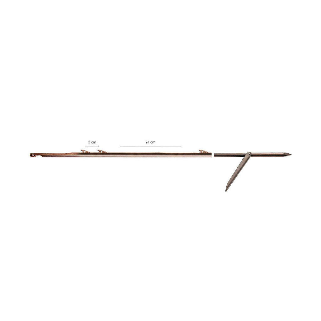 Flèche pour arbalète à sandow à ergots Strike 7 tri-affûtée 150 cm Mares 423271150