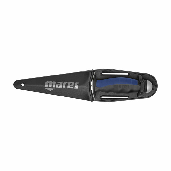Spearfishing-Messer Snake 2.1 Edelstahl Schwarz-Blau Mares 425617