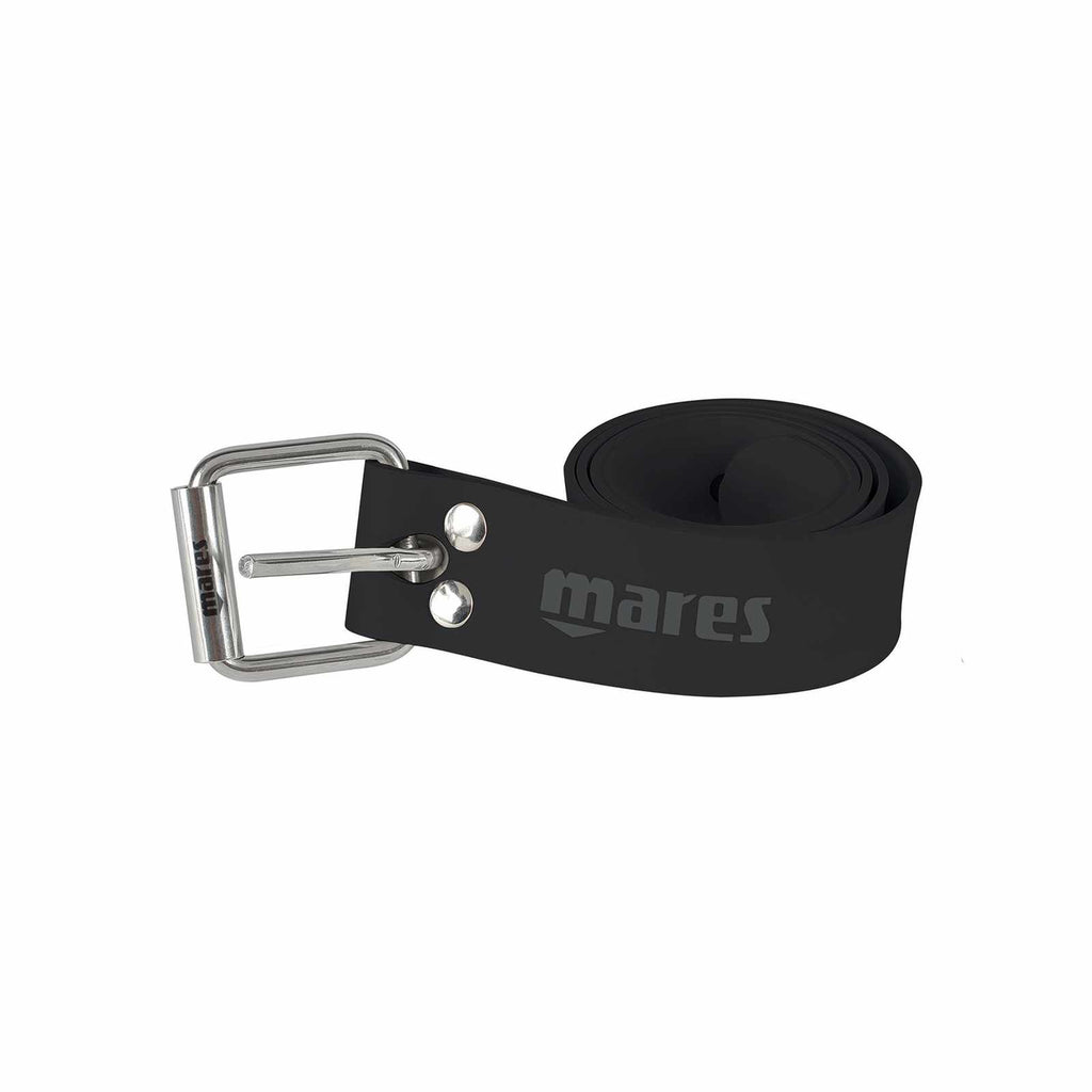 Elastischer Gurt mit Marseillaise-Edelstahl-Schnalle Schwarz Mares 425813BK
