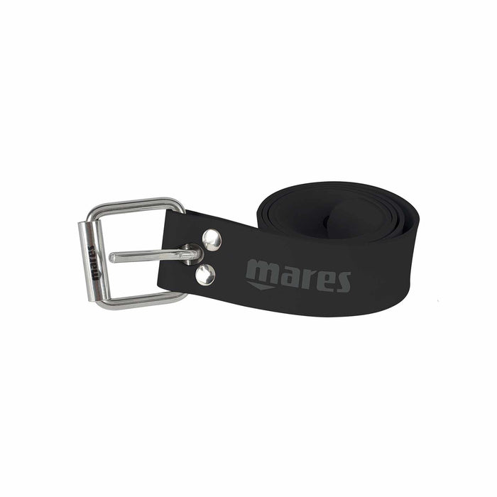 Elastischer Gurt mit Marseillaise-Edelstahl-Schnalle Schwarz Mares 425813BK
