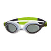 Schwimmbrille Bondi Weiß-Limette Tönung-Rauch Linsen Zoggs 461004WHBLTSM