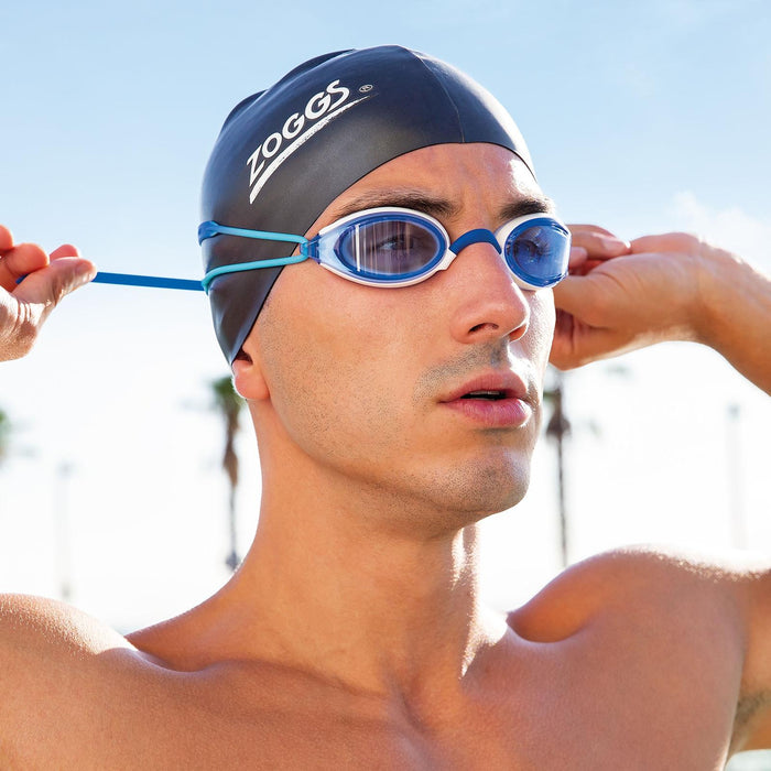 Schwimmbrille Fusion Air Blau-Weiß Tönung-Blau Linsen Zoggs 461012BLWHTBL