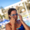 Schwimmbrille Fusion Air Blau-Weiß Tönung-Blau Linsen Zoggs 461012BLWHTBL