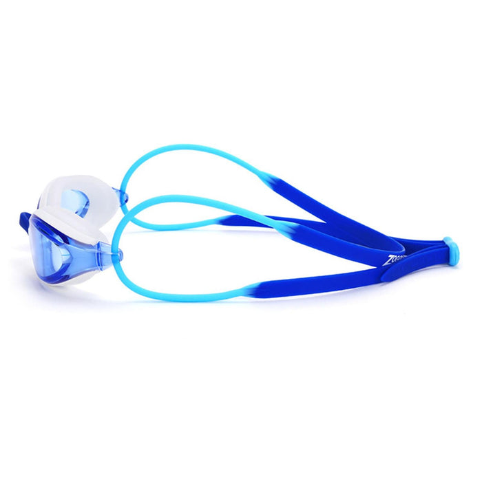 Schwimmbrille Fusion Air Blau-Weiß Tönung-Blau Linsen Zoggs 461012BLWHTBL