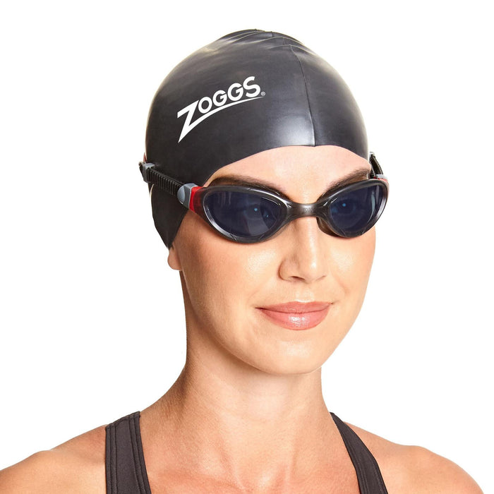 Schwimmbrille Phantom 2.0 Schwarz-Grau Tönung-Rauch Linsen Zoggs 461031BKGYTSM