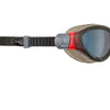 Schwimmbrille Phantom 2.0 Schwarz-Rot Tönung-Rauch Linsen Zoggs 461031BKRDTSM