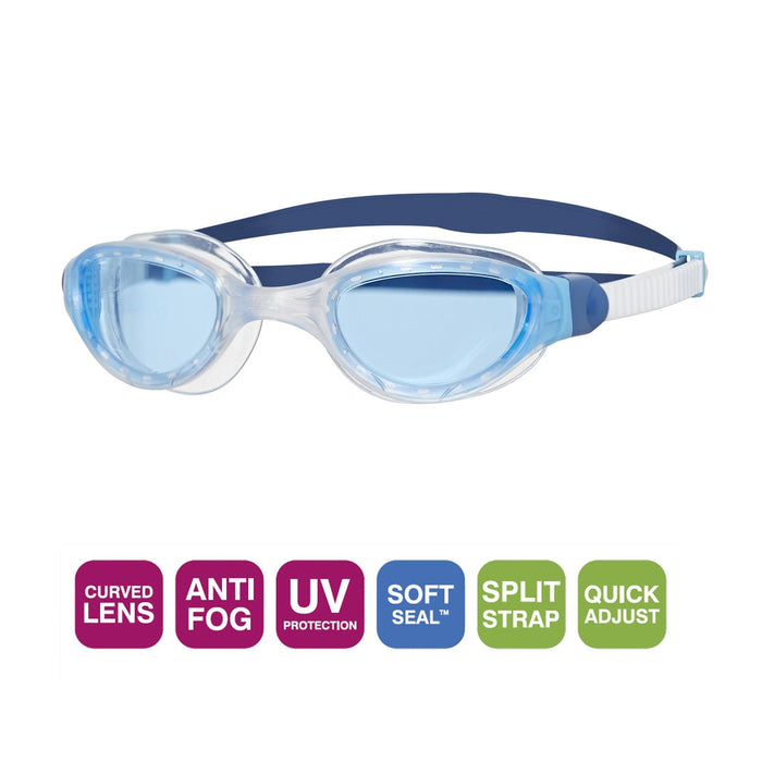 Schwimmbrille Phantom 2.0 Klar-Navy Tönung-Blau Linsen Zoggs 461031CLNVTBL