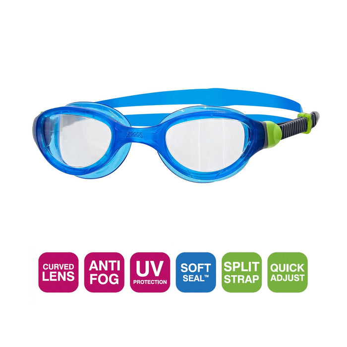 Schwimmbrille Phantom 2.0 Klar Tönung-Blau Linsen Zoggs 461031CLTBL