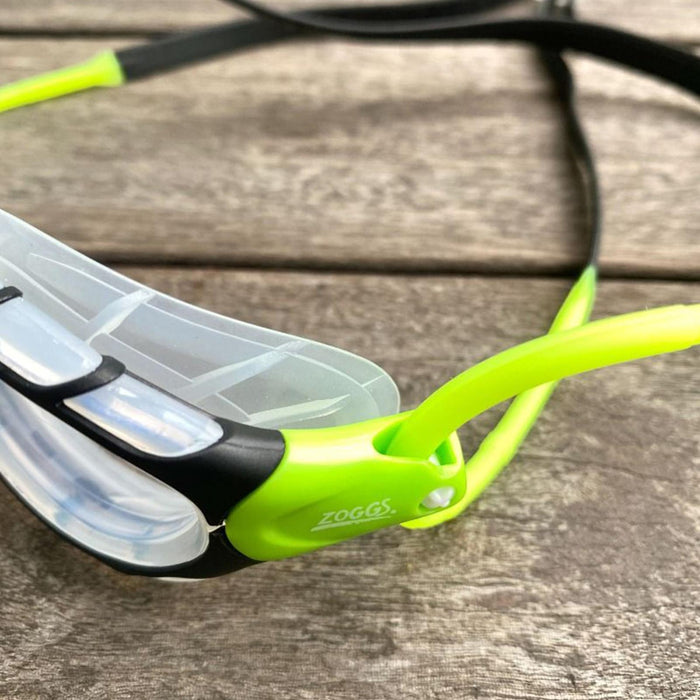 Schwimmbrille Predator Schwarz-Grün-Klar Standard Zoggs 461037BKGNCLRR