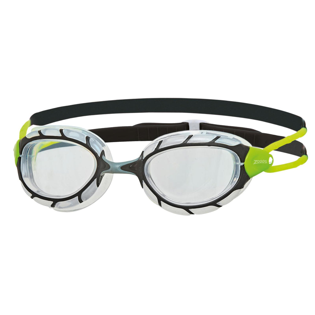 Schwimmbrille Predator Schwarz-Grün-Klar Klein Zoggs 461037BKGNCLRS