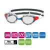 Schwimmbrille Predator Klar-Grau Klein Zoggs 461037CLGYCLRS