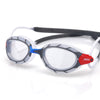Schwimmbrille Predator Klar-Grau Klein Zoggs 461037CLGYCLRS