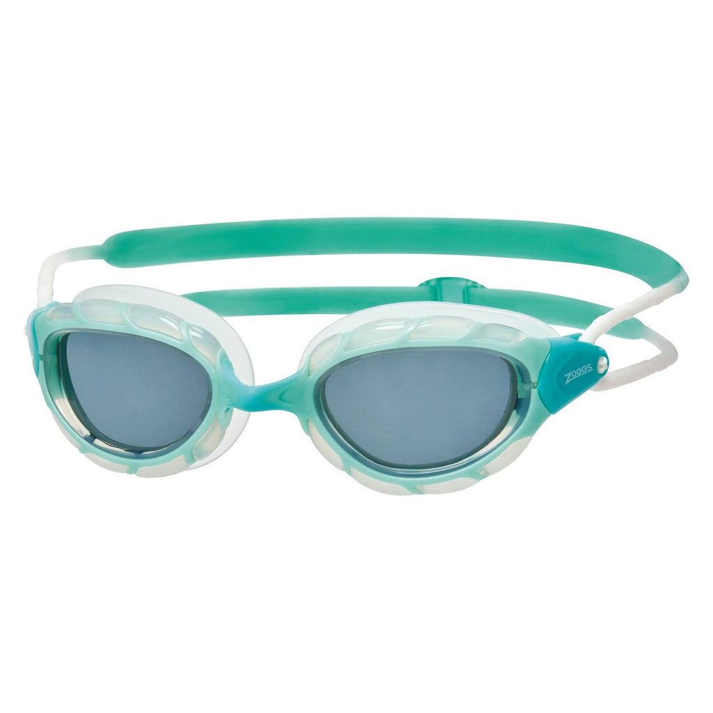 Schwimmbrille Predator Grün-Klar Tönte-Rauch Linsen Standard Zoggs 461037GNCLTSMR