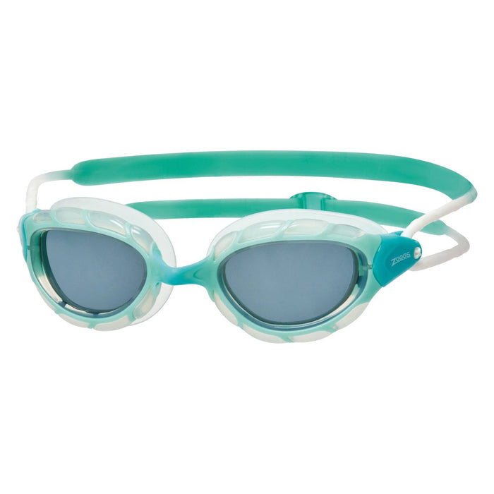 Schwimmbrille Predator Grün-Klar Tönte-Rauch Linsen Standard Zoggs 461037GNCLTSMR