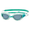 Schwimmbrille Predator Grün-Klar Tönte-Rauch Linsen Standard Zoggs 461037GNCLTSMR