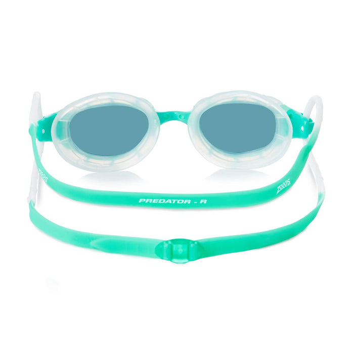 Schwimmbrille Predator Grün-Klar Tönte-Rauch Linsen Standard Zoggs 461037GNCLTSMR