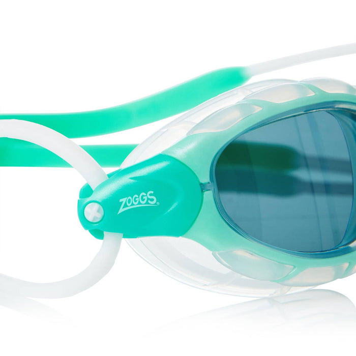 Schwimmbrille Predator Grün-Klar Tönte-Rauch Linsen Standard Zoggs 461037GNCLTSMR