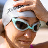 Schwimmbrille Predator Grün-Klar Tönte-Rauch Linsen Standard Zoggs 461037GNCLTSMR