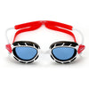 Schwimmbrille Predator Weiß-Rot Tönte-Blau Linsen Standard Zoggs 461037WHRDTBLR