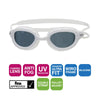 Schwimmbrille Predator Weiß Rauch Linsen Standard Zoggs 461037WHTSMR