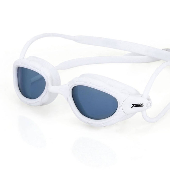 Schwimmbrille Predator Weiß Rauch Linsen Klein Zoggs 461037WHTSMS