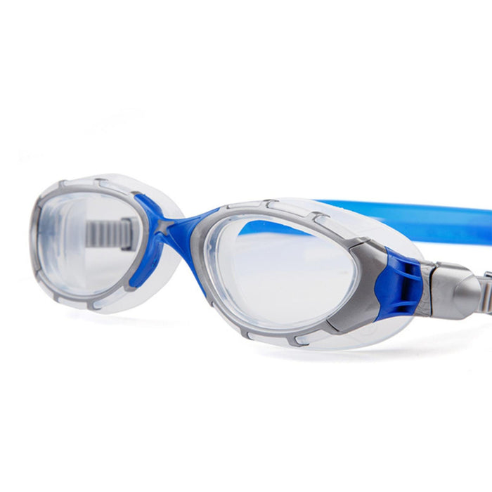 Schwimmbrille Predator Flex Grau-Blau-Klar Standard Zoggs 461041GYBLCLRR