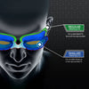 Schwimmbrille Predator Flex Grau-Blau-Raucht Klein Zoggs 461041GYBLTSMS