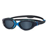 Schwimmbrille Predator Flex Grau-Blau-Raucht Klein Zoggs 461041GYBLTSMS