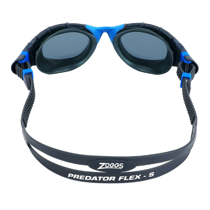 Schwimmbrille Predator Flex Grau-Blau-Raucht Klein Zoggs 461041GYBLTSMS