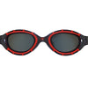 Schwimmbrille Predator Flex Polarisierend Schwarz-Rot-Rauch Standard Zoggs 461043BKRDPSMR