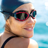 Schwimmbrille Predator Flex Polarisierend Schwarz-Rot-Rauch Standard Zoggs 461043BKRDPSMR