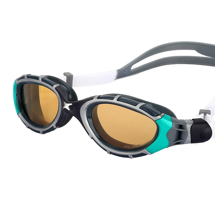 Schwimmbrille Predator Flex Polarisierend Ultra Schwarz-Grün Klein Zoggs 461046BKGNPCPS