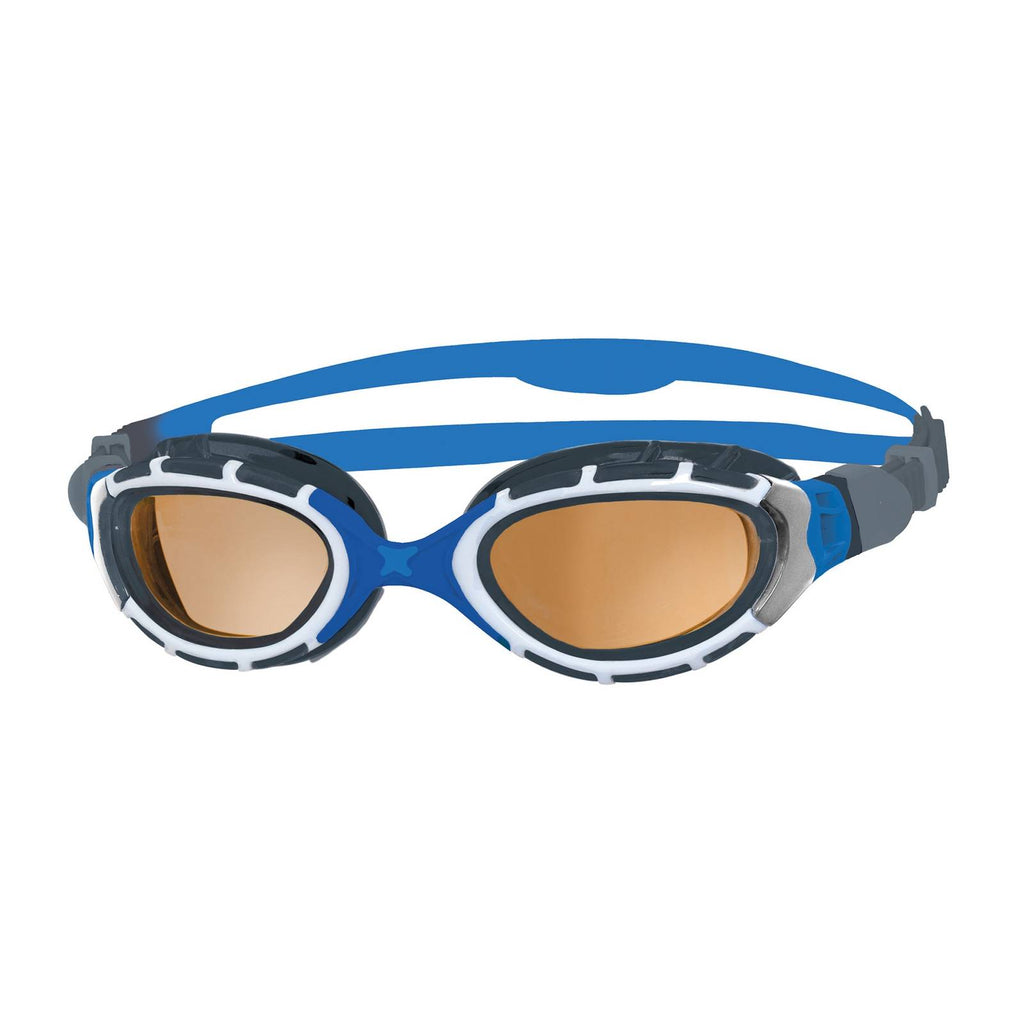 Schwimmbrille Predator Flex Polarisierend Ultra Blau-Grau Klein Zoggs 461046BLGYPCPS
