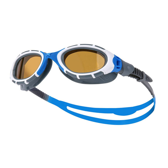 Schwimmbrille Predator Flex Polarisierend Ultra Blau-Grau Klein Zoggs 461046BLGYPCPS