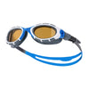 Schwimmbrille Predator Flex Polarisierend Ultra Blau-Grau Klein Zoggs 461046BLGYPCPS