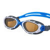 Schwimmbrille Predator Flex Polarisierend Ultra Blau-Grau Klein Zoggs 461046BLGYPCPS