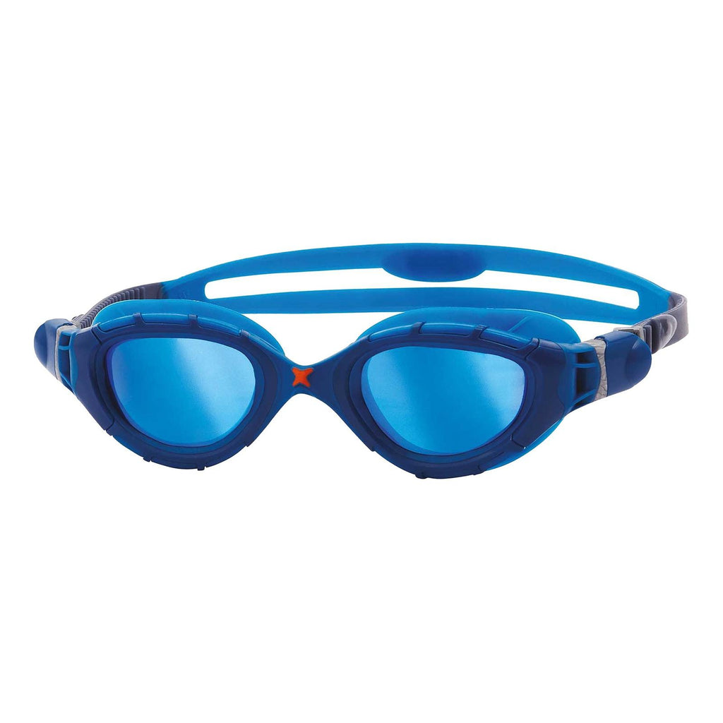 Schwimmbrille Predator Flex Titan Blau Verspiegelte-Blau Linsen Standard Zoggs 461054BLBLMBLR