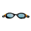 Schwimmbrille Predator Flex Titan Grau-Schwarz Verspiegelte-Orange Linsen Standard Zoggs 461054GYBKMO
