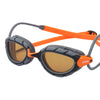 Schwimmbrille Predator Polarisierend Ultra Grau-Orange Standard Zoggs 461058GYORPCPR