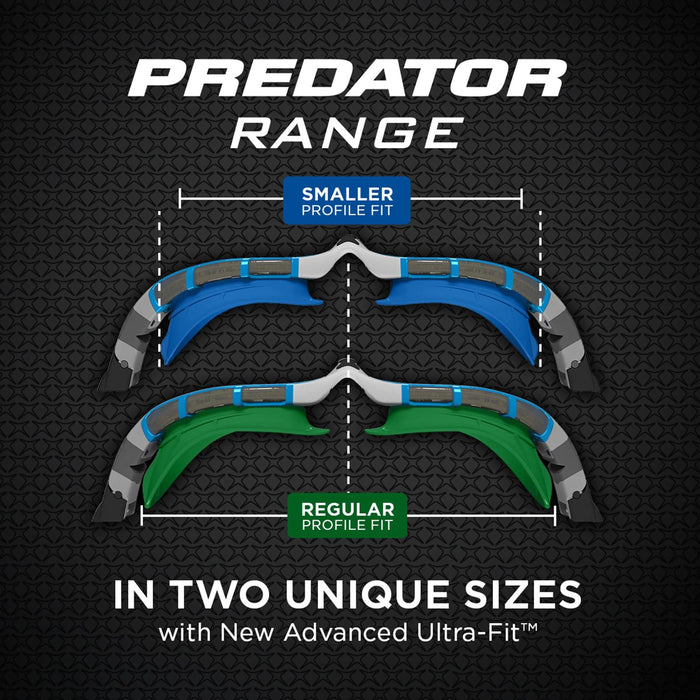 Schwimmbrille Predator Polarisierend Ultra Grau-Orange Klein Zoggs 461058GYORPCPS