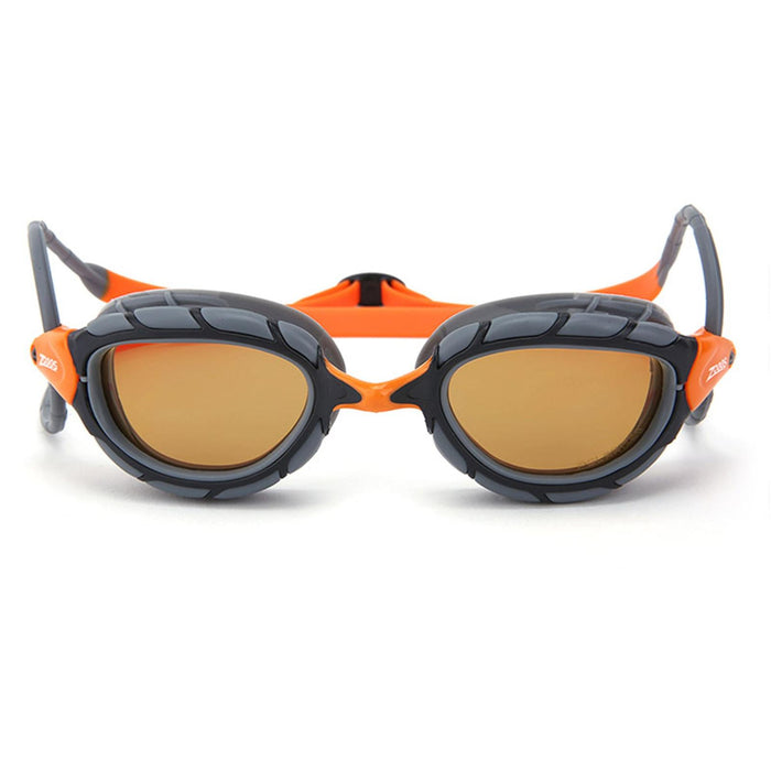 Schwimmbrille Predator Polarisierend Ultra Grau-Orange Klein Zoggs 461058GYORPCPS