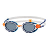 Schwimmbrille Predator Polarisierend Blau-Weiß-Raucht Klein Zoggs 461060BLWHPSMS