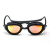 Schwimmbrille Predator Titan Grau-Schwarz Verspiegelte-Orange Linsen Standard Zoggs 461065GYBKMORR