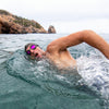 Schwimmbrille Predator Titan Grau-Schwarz Verspiegelte-Pink Linsen Klein Zoggs 461065GYBKMPKS