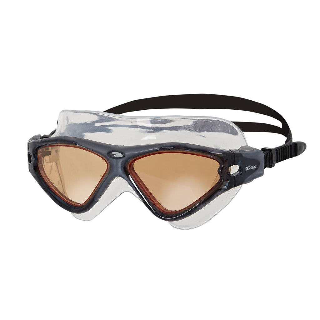 Schwimmmaske Tri Vision Grau-Schwarz Getönte Kupferlinsen Zoggs 461075GYBKTCP