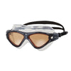 Schwimmmaske Tri Vision Grau-Schwarz Getönte Kupferlinsen Zoggs 461075GYBKTCP