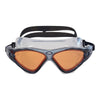 Schwimmmaske Tri Vision Grau-Schwarz Getönte Kupferlinsen Zoggs 461075GYBKTCP