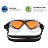 Schwimmmaske Tri Vision Grau-Schwarz Getönte Kupferlinsen Zoggs 461075GYBKTCP