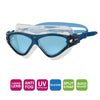 Schwimmmaske Tri Vision Marine-Blau Getönte Blaulinsen Zoggs 461075NVBLTBL