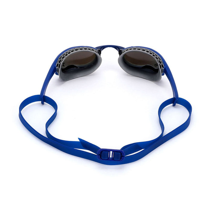 Schwimmbrille Raptor Hcb Titan Blau-Grau Verspiegelte-Dunkel-Blau Linsen Zoggs 461085BLGYMDB